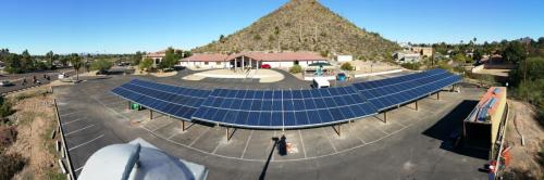 Phoenix Area Church - Solar Parking Shade Structure