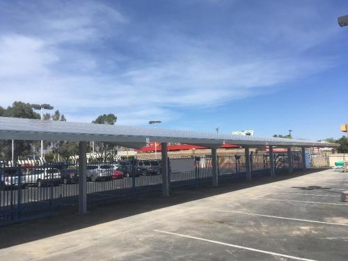 Tucson Retail Covered Parking with Commercial Solar System